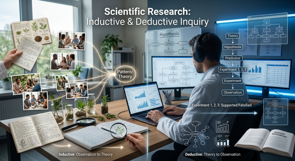 Scientific Research: Inductive and Deductive Inquiry