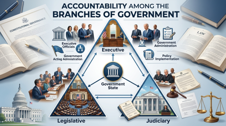 Branches of Government: Legislative, Executive and Judiciary 4 Accountability among the Branches of Government