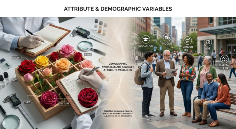 Research Variable: Types with Examples 4 Attribute and Demographic Variables
