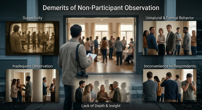 Demerits of Non-Participant Observation