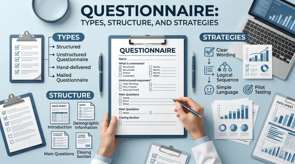Questionnaire: Types, Structure, and Strategies 2 Questionnaire: Types, Structure, and Strategies
