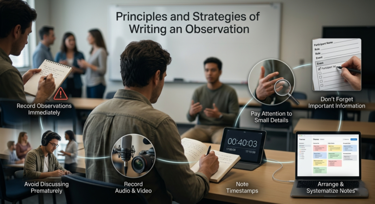 Principles of Writing an Observation