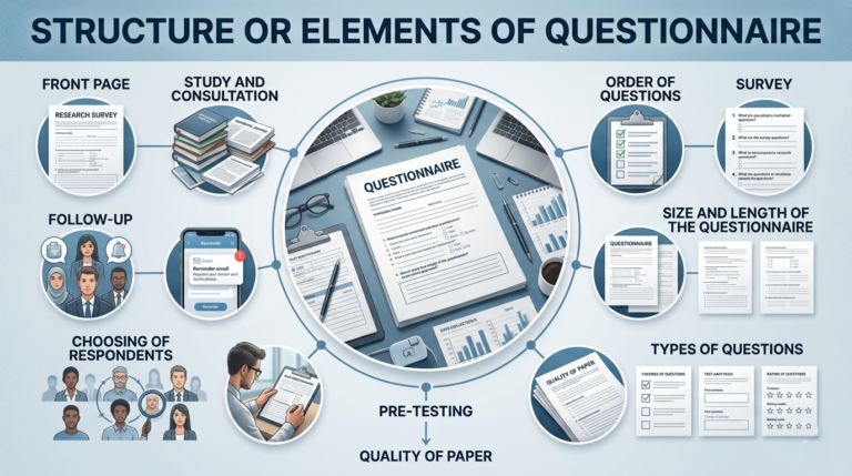 Questionnaire: Types, Structure, and Strategies 4 Structure or Elements of Questionnaire