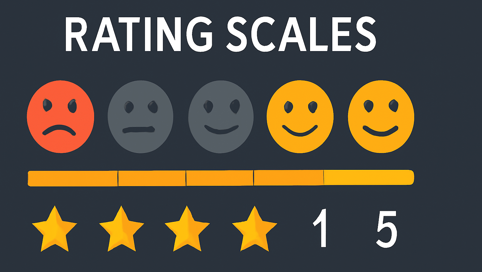 4 Scales of Measurement: Nominal, Ordinal, Interval and Ratio 4 Rating Scales