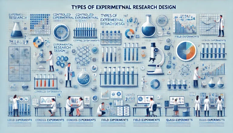 Experimental Research: A Quantitative Approach 4 Types of Experimental Research Design