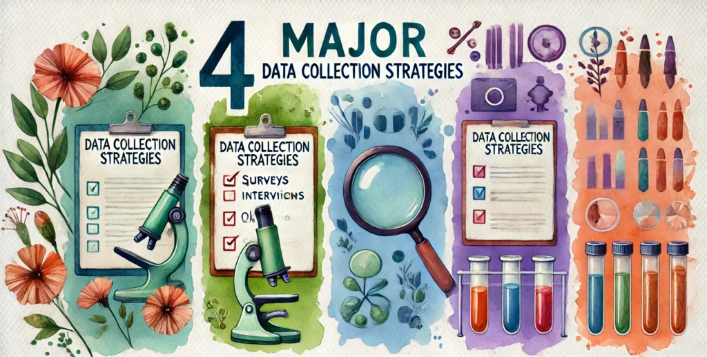 4 Major Data Collection Strategies in Research