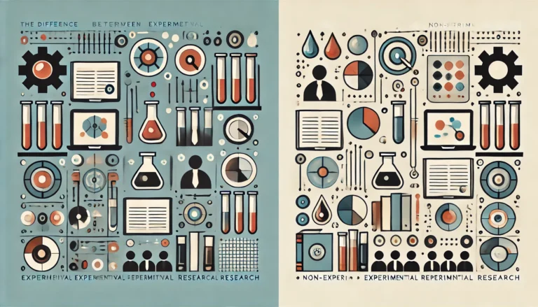 Difference between Experimental and Non-experimental Research