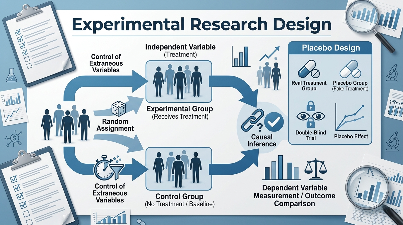 Research Design: Characteristics, Steps & Types with Example
