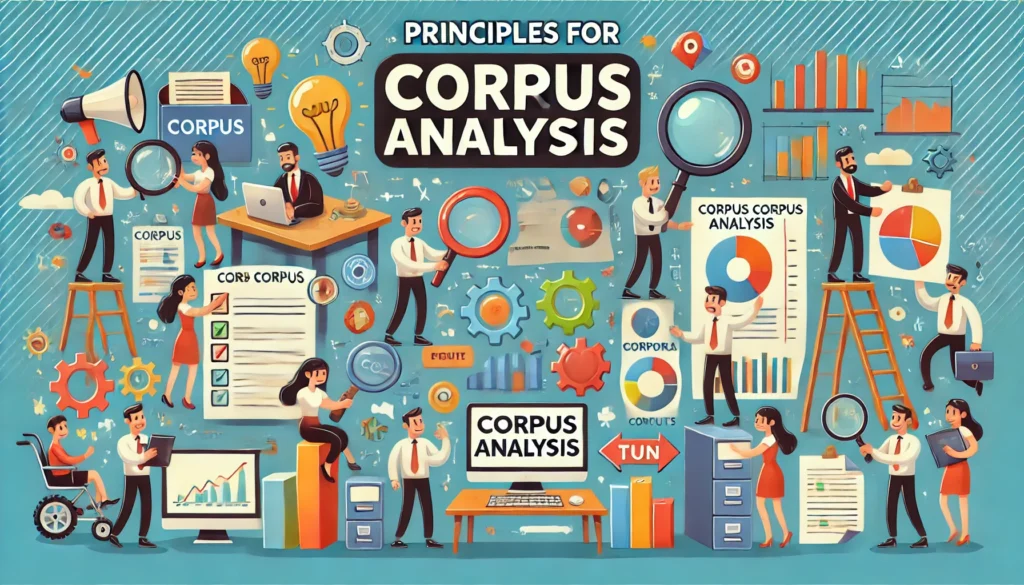 Corpus Analysis as a Quantitative Approach 4 Principles for Corpus Analysis
