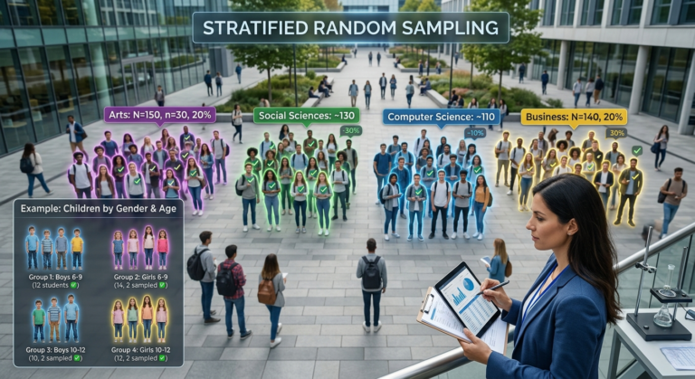 Sampling Methods: 9 Types & Techniques with Examples 3 Stratified Random Sampling