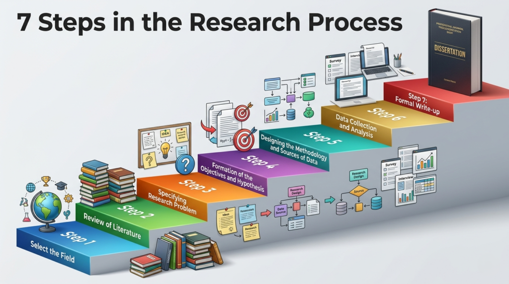 7 Steps in the Research Process with Examples