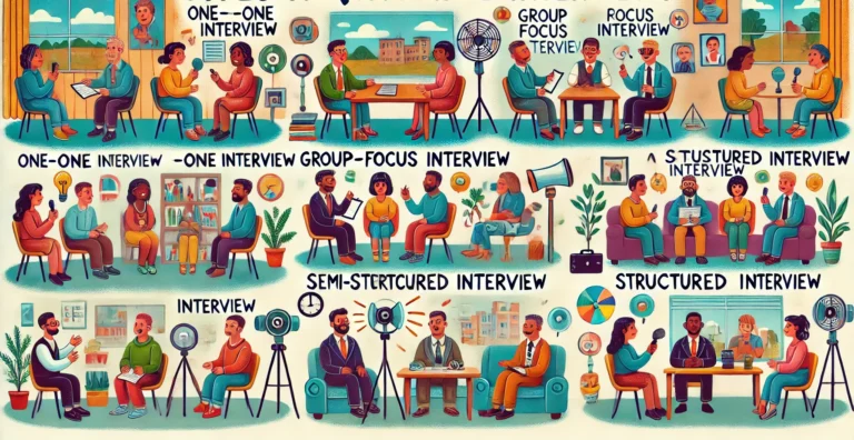 Tool Development in Qualitative Research 3 types of qualitative interviews