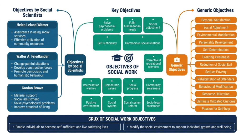 Objectives of Social Work 2 Objectives of Social Work