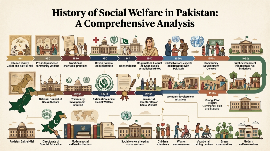 History of Social Welfare in Pakistan: A Comprehensive Analysis