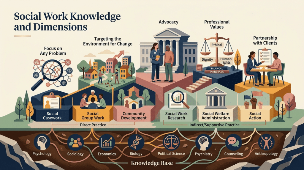 Social Work Knowledge and Dimensions 9 Social Work Knowledge and Dimensions