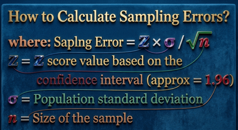 How to Calculate Sampling Errors?