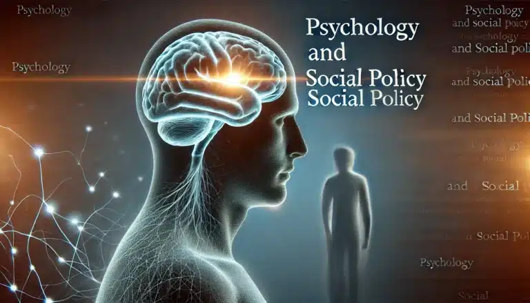 Relationship Between Social Policy and Social Sciences 4 Psychology