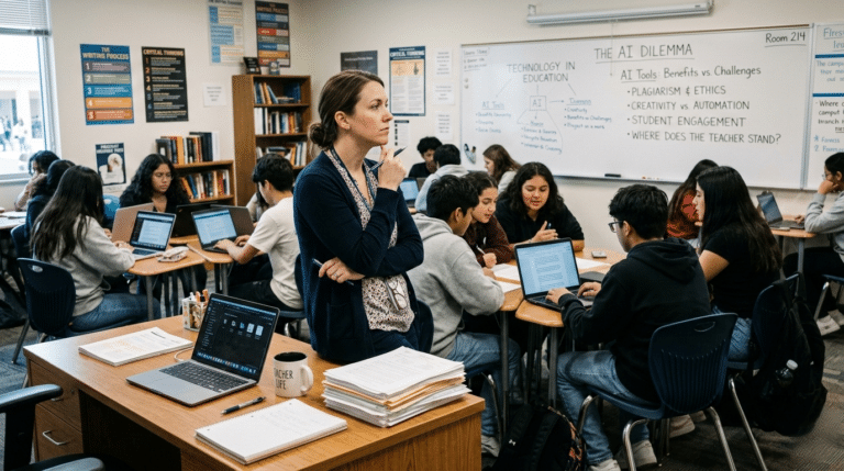 The AI Dilemma: Where Does the Teacher Stand?