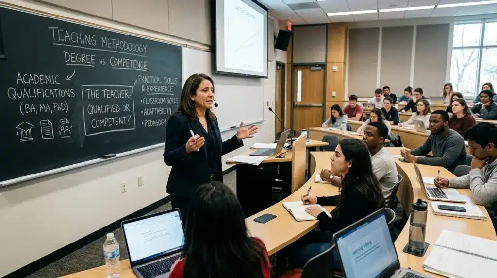 Teaching Methodology: Degree or Competence?