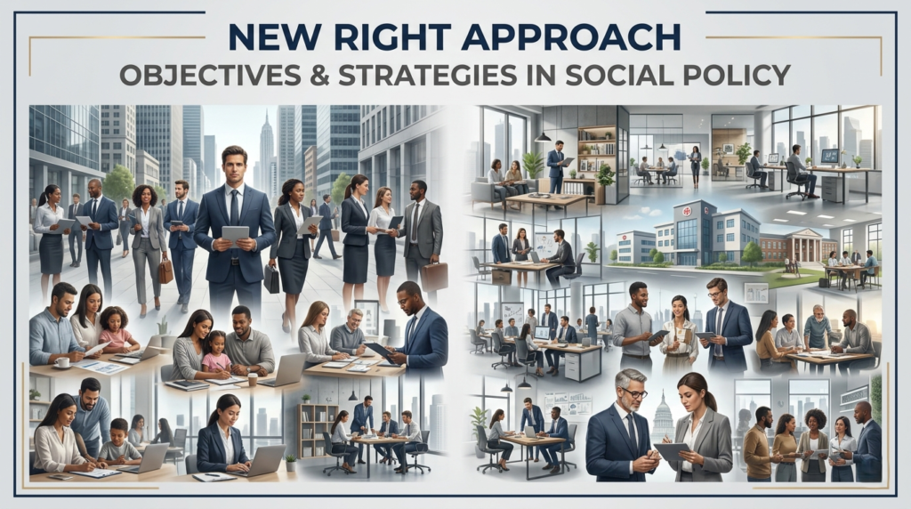New Right Approach: Objectives & Strategies in Social Policy