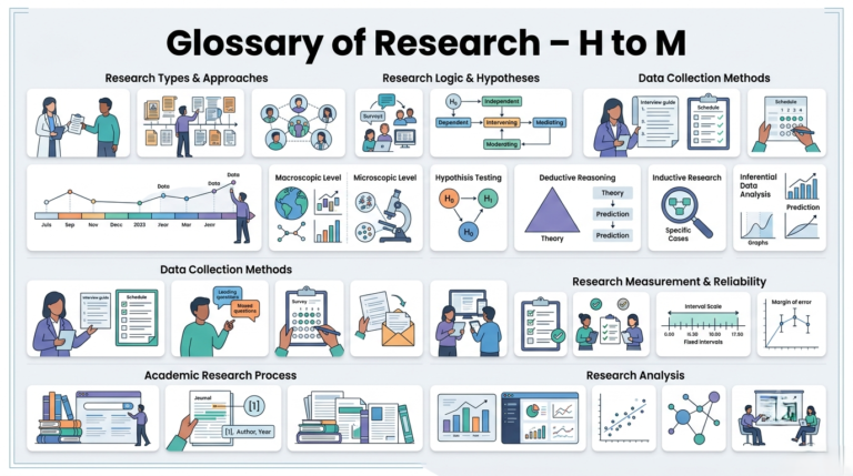 Glossary of Research - H to M