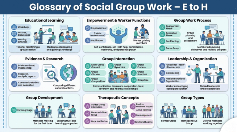 Glossary of Social Group Work - E to H