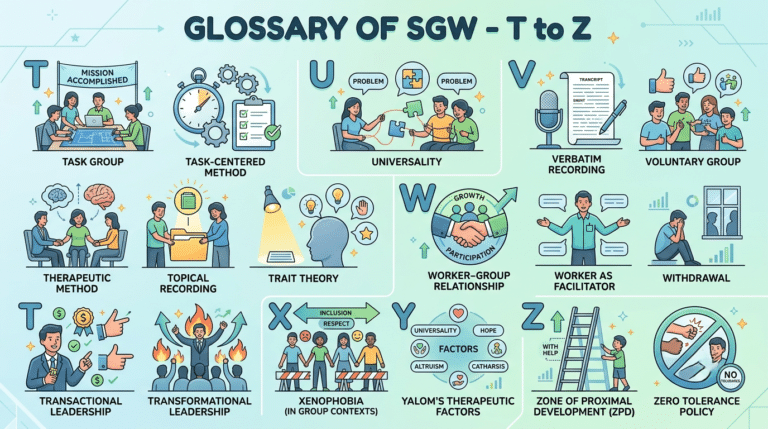 Glossary of SGW - T to Z