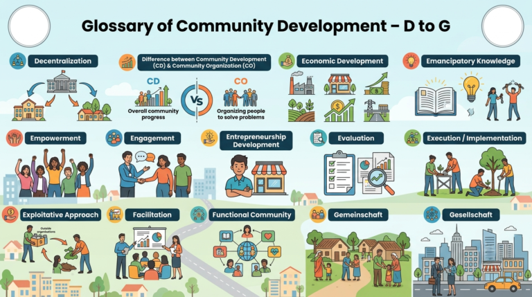 Glossary of Community Development - D to G
