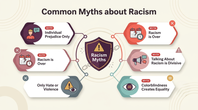 Reverse Racism vs Anti-Racism: Myths & Social Work Practice 3 Gemini Generated Image mmbyq4mmbyq4mmby