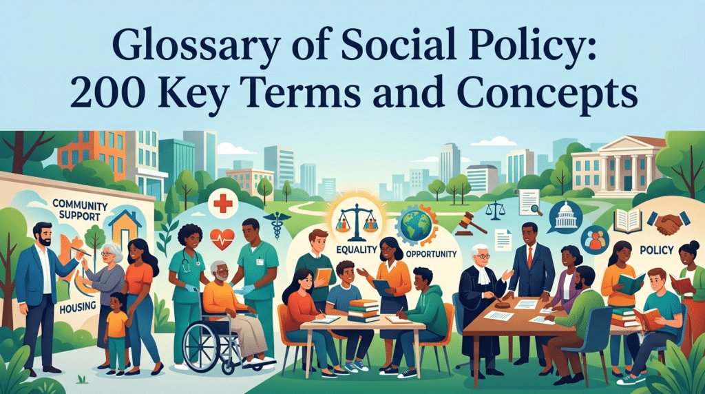 Glossary of Social Policy: 200 Key Terms and Concepts