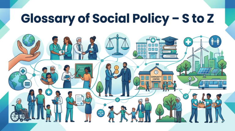 Glossary of Social Policy: 200 Key Terms and Concepts 7 Glossary of Social Policy - S to Z